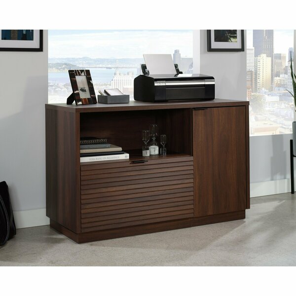 Worksense By Sauder Palo Alto Small Credenza Pro Spm , Durable, 1 in. thick top and end panels with  top surface space 427825